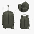 thumbnail image 6 of Duo 2-in-1 Rolling Travel Backpack – Hynes Eagle – Army Green, 6 of 14