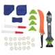 thumbnail image 1 of Kit de herramientas de calafateo, limpieza de pegamento, raspador de silicona para quitar lechada, para piso y ventana., 1 of 14