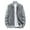 Gray, variant on Herrnalise Men's Winter Cardigan Casual Stand Collar Hoodless Zipper Double Pockets Plush Thickened Sweater Shirt Coat Long Sleeved Hooded Casual Coat/Jacket Coffee