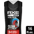 thumbnail image 2 of 2 Pack - AXE 3 in 1 Body Wash + Shampoo + Conditioner - Total Fresh - 16 oz Packaging may vary, 2 of 4