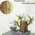 thumbnail image 2 of Rabbit Ornament Resin Figurine Desktop Decoration for Home Office, 2 of 8