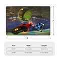 thumbnail image 7 of Rocket League Rug, Ultra Soft Flannel Area Rug With Non-Slip Backing, Plush Memory Foam Carpet Rug For Bedroom, Living Roo,M Dining Ro,Om Playroom, Absorbent Washable Floor Mat, 7 of 7