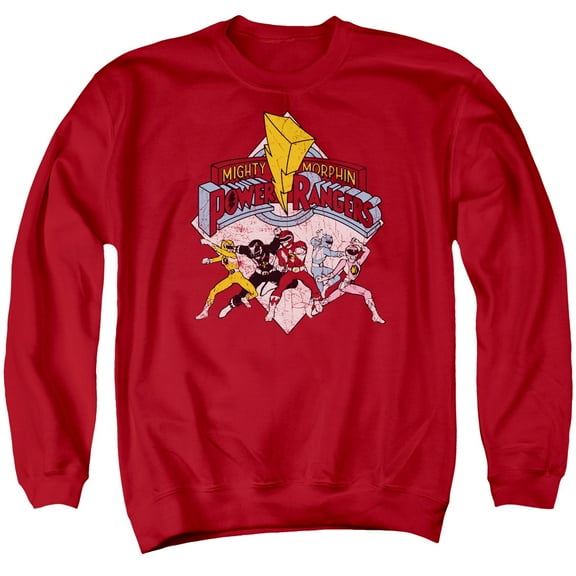 Power Rangers - Retro Rangers - Crewneck Sweatshirt - XXX-Large