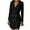 Black, variant on Brilliant Coats for Women Plus Size Winter Fashion Women Solid Double Breasted Button Ladies Front Style Slim Dress Clearance Clothes under $5.00