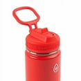 thumbnail image 4 of ThermoFlask Insulated 16oz Red/Green Stainless Steel Water bottle with Straw Lid, (Pack of 2), 4 of 8
