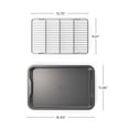 thumbnail image 2 of Ninja NeverStick Essential 2-Piece Baking Sheet & Rack Set, 2 of 7