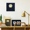 thumbnail image 4 of LOLIPPYY 4Pcs Assorted Color Felt Wall Tiles Easy Install Pin Boards for Office and Home Use, 4 of 4