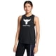 thumbnail image 1 of Camiseta sin mangas Under Armour Project Rock para mujer, negra XL, 1 of 3
