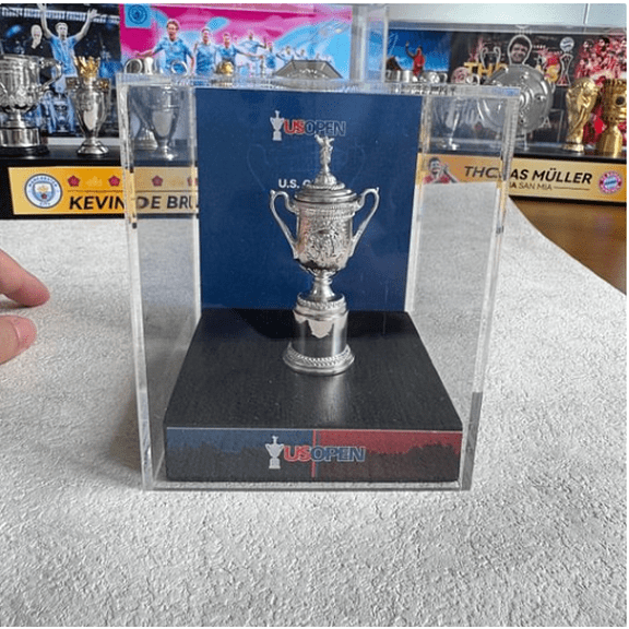 U.S. Open Golf Championship Trophy 8 cm Metal Trophy with Display Case