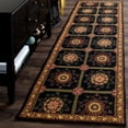 thumbnail image 2 of SAFAVIEH Easy Care Marcus Floral Geometric Runner Rug, Black/Yellow, 2'6" x 8', 2 of 5