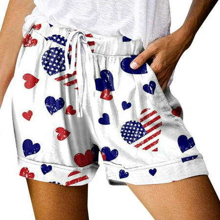 XIMIN Lady Yoga Shorts Women s Casual Drawstring Shorts Summer Elastic Belt Shorts with Pockets Spring Fall Fashion Pants Stretchy Summer Hot Short Pants