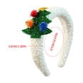thumbnail image 2 of Fiudx Diadema Navideña con Diseño de Papá Noel, Muñeco de Nieve y Reno, Ajuste Elástico Cómodo, Accesorio Antideslizante para El Cabello, Regalo para Fiestas Navideñas, para Mujeres y Niñas (1 Unidad, 2 of 2