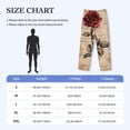 thumbnail image 5 of Fotbe Vintage Rose Botanical Art Men's Pajama Pants,Sleepwear Pants,Pj Bottoms Drawstring And Pockets-XX-Large, 5 of 7
