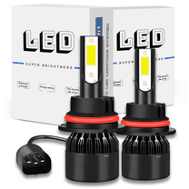 NSDXCT for Chevy Cobalt 2005-2010 9007 LED Headlight High/Low Beam Bulbs Kit 6000K White 2PC