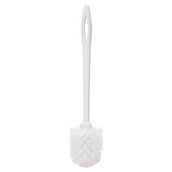 Toilet Bowl Brush, 10" Handle, White | Bundle of 10 Each