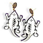 Brianna Cannon TCU Horned Frogs Large Logo Earrings