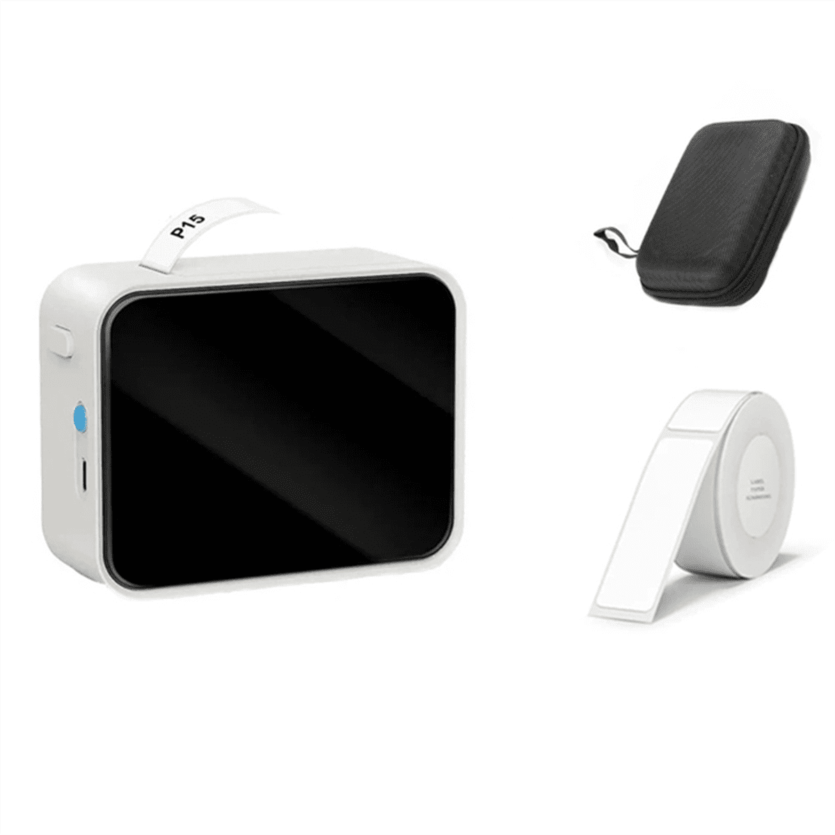 P15 Portable Mini Sticker BT Printer Thermal UV Printer Stickers Without Ink Self-Adhesive As D11 D110 D101 Printer,A