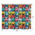 thumbnail image 5 of Boston Terrier Shower Curtain 84"x72" ,Bathroom Decorative Shower Curtains Set with 12 Hooks,Modern Waterproof Washable Shower Curtain, 5 of 6