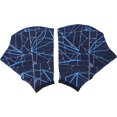 thumbnail image 1 of Guante acuático para adultos, guantes de natación palmeados con dedos abiertos, pala de entrenamiento acuático de nailon elástico, guante de natación ajustable, 1 of 5