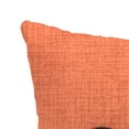 thumbnail image 4 of Jordan Manufacturing 13" x 20" Zayne Vaper Orange Crosshatch Rectangular Outdoor Lumbar Throw Pillow with 3 Coconut Buttons (2 Pack), 4 of 9