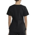 thumbnail image 3 of Scrubstar Women's Core Essentials Stretch V-Neck Scrub Top WM01T893, 3 of 4