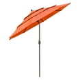 thumbnail image 1 of Yescom Parasol de Patio 10 Pi 3 Niveaux avec Manivelle et Inclinaison pour Hôtel Piscine, 1 of 9