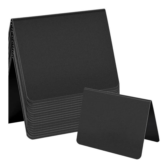 16 letreros de mesa, mini letreros de pizarra, fáciles de escribir y limpiar, pizarra reutilizable, pequeña pizarra para tienda, Buffet al aire libre