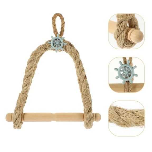 FRCOLOR Mediterranean Paper Towel Stand Nautical Paper Towel Holder Bathroom Ornament