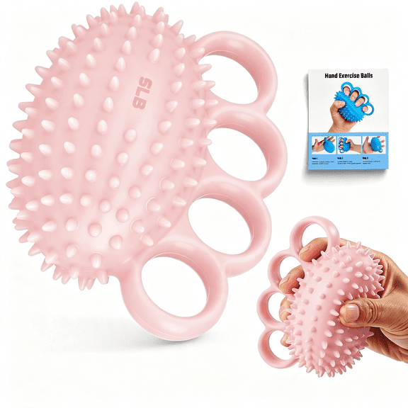 BESTSKY Hand Exercise Ball,Finger Therapy Ball,Grip Strengthener for Adults-Stress Relief,Massage Ball,Resistance Training for Wrist Flexibility,Hand Strengthening,Anxiety Relief