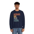 thumbnail image 4 of Pilot Husband Dad Sweatshirt Gifts Crew Neck Shirt Long Sleeve Unisex, 4 of 5