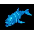thumbnail image 2 of Jumbo Friendly Fidget Dolphin | Flexible Articulating 3d Printed Companion, 2 of 9