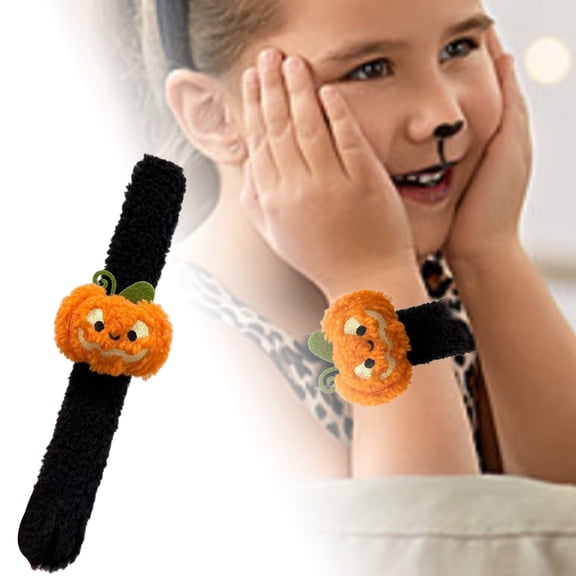 Leeye Halloween Slap Bracelet Toy, Kids Snap Bracelet Wristband Party Favor for Trick or Treat Goodie Bag Classroom Prize, One Size, 0.05 lb