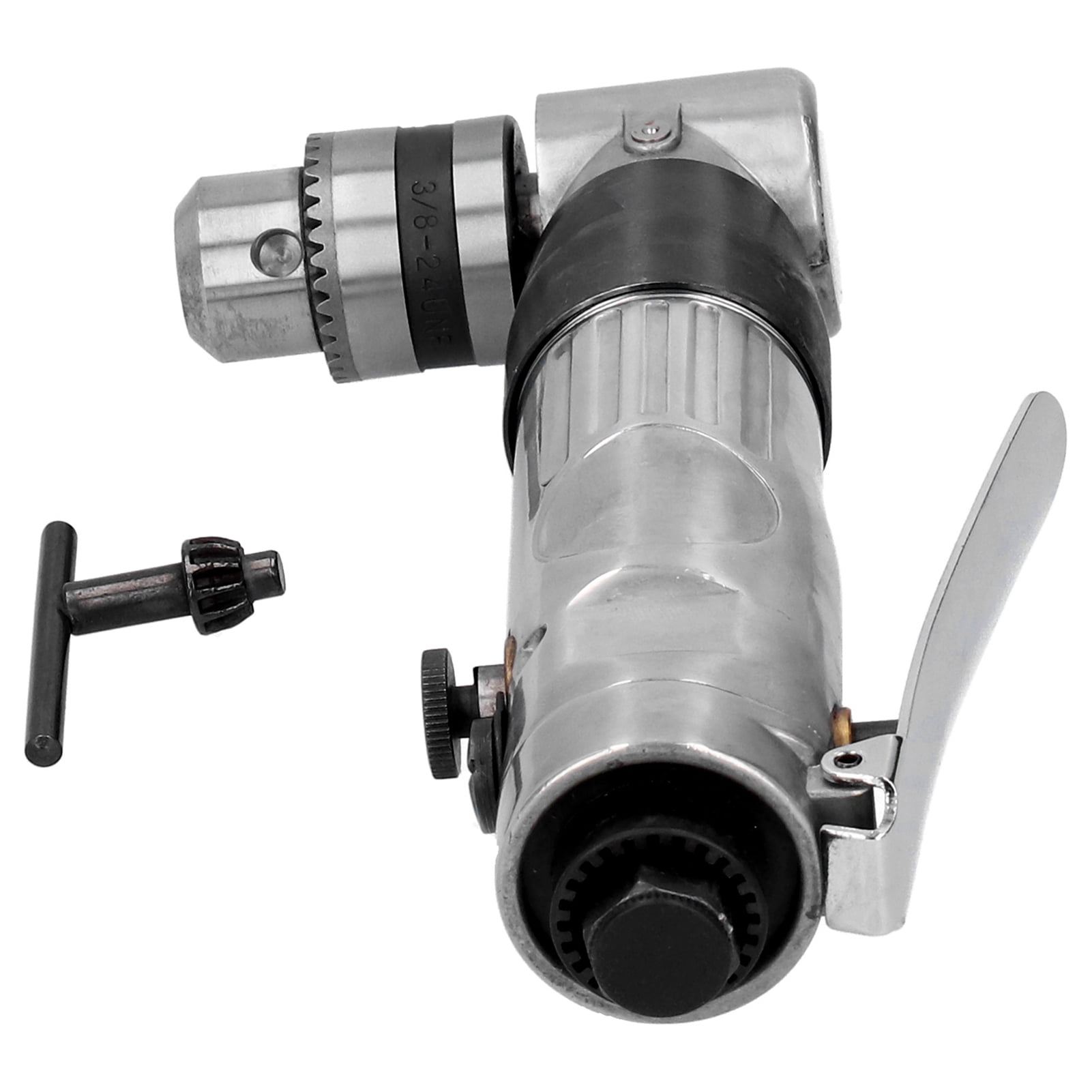 Hilitand Air Angle Reversible Drill 90° Pneumatic Drilling Super Power Tool With Wrench,90 Degree Air Drill,Air Angle Reversible Drill