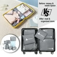 thumbnail image 5 of Somago 6 Pcs Packing Cubes for Travel with Clothes Shoes Cosmetics Toiletries Storage Bags Luggage Organizers for Suitcase Travel Essentials, 5 of 6