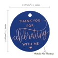 thumbnail image 6 of Inkdotpot Real Rose Gold Foil Thank You For Celebrating With Me Birthday Tags Favor Hang Paper Tags 100 Pieces, 6 of 6