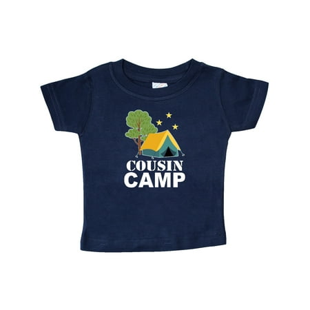 

Inktastic Cousin Camp Apparel Camping Gift Baby Boy or Baby Girl T-Shirt