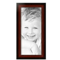 thumbnail image 2 of ArtToFrames 8" x 18" Matte mahogany Diploma Picture Frame, 8x18 inch Brown Wood Poster Frame (WOM-5108), 2 Pack, 2 of 6