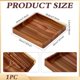 thumbnail image 2 of Bandeja cuadrada de madera de acacia Plato cuadrado de madera para servir, 2 of 9