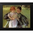 thumbnail image 2 of Cassatt, Mary 17x15 Black Modern Framed Museum Art Print Titled - Nurse Reading To A Little Girl 1895, 2 of 5