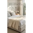 thumbnail image 2 of Santa Grace Honeycomb Thermal Waffle Blanket 100% Cotton Full Ivory, 2 of 10