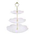 thumbnail image 4 of Kmbangi Creative Three Layers Cake Stand Party Wedding Snack Cupcake Plate, 4 of 9