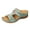 Green, variant on Vintage Flower Embroidered Sandals for Women Cutout Open Toe Wedge Sandal Slip On Mules Comfort Platform Sandals