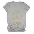 thumbnail image 4 of felwors Happy New Year Shirt for Women 2026 New Years Eve T-Shirt Countdown Fireworks Holiday Party Tops(Light Gray, L), 4 of 8