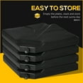 thumbnail image 6 of Outsunny Patio Umbrella Base, 4 Pieces Outdoor Umbrella Weights, Black, 6 of 9
