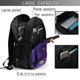 thumbnail image 4 of Balery Astronaut Mochila con carga USB para hombre y mujer - Mochila impermeable y antirrobo para laptop con puerto USB para viajes, trabajo, 4 of 7