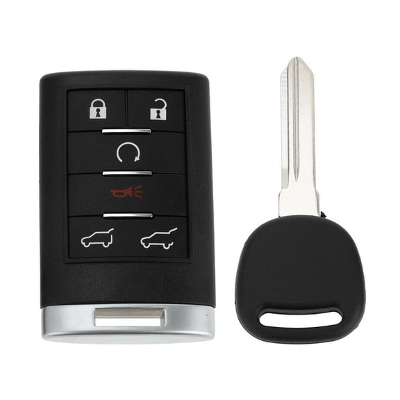 Unique Bargains 315MHz OUC6000066 Keyless Entry Remote Ignition Transponder Key Fob for Cadillac DTS 46 chip 6 Buttons