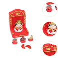 thumbnail image 6 of Baoblaze Chinese Deity Statue with Tribute Set Multipurpose Decorative Fengshui Decor, 6 of 8