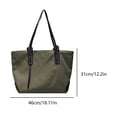 thumbnail image 3 of Bolso Mano para Mujer Nailon Gran Capacidad Tipo Cartera Oxford () Verde, 3 of 3