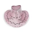 thumbnail image 3 of Slccxzc Sparkly Sequin Cowboy Hat Glitter Western Party Hat, 3 of 7