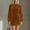 Gold, variant on BLTIBY Velvet Mini Dresses for Women Elegant Crewneck Long Sleeve Loose Fit Casual Dress for Party Night Club Cocktail Army Green XL